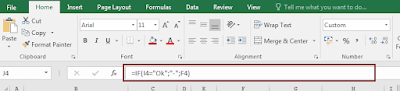 Formulas Bar Excel